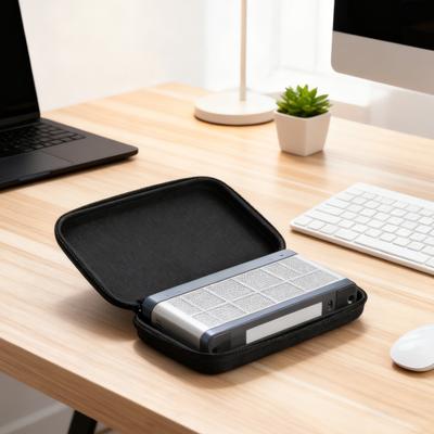 Sac de Rangement Audio pour DALI Résistant à l'Eau Résistant à l'Usure Résistant à la Saleté Protection d'Enceinte Compatible Bluetooth avec Fermeture Éclair