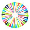 50Pcs 83mm Golf Tees - Assorted Colors Durable Plastic Practice Tees for Golf Training, Driving Range & Course Accessories
