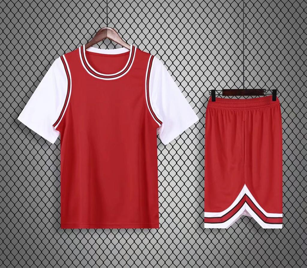SLAM DUNK jersey wholesale Sakuragi flower road Liuchuan maple men's and women's short-sleeved Xiangbei team children's basketball jersey fake 