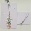 Fashionable Star Bead Keychain Bells Handmade Jewelry Accessory for Phone Keys Purse Stylish Gift