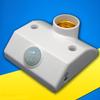 Kolip E27 220V Infrared Motion Sensor Automatic Light Lamp Holder Switch Intelligent Light Base