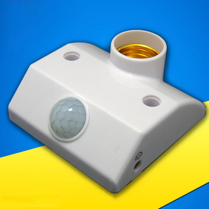 Kolip E27 220V Infrared Motion Sensor Automatic Light Lamp Holder Switch Intelligent Light Base