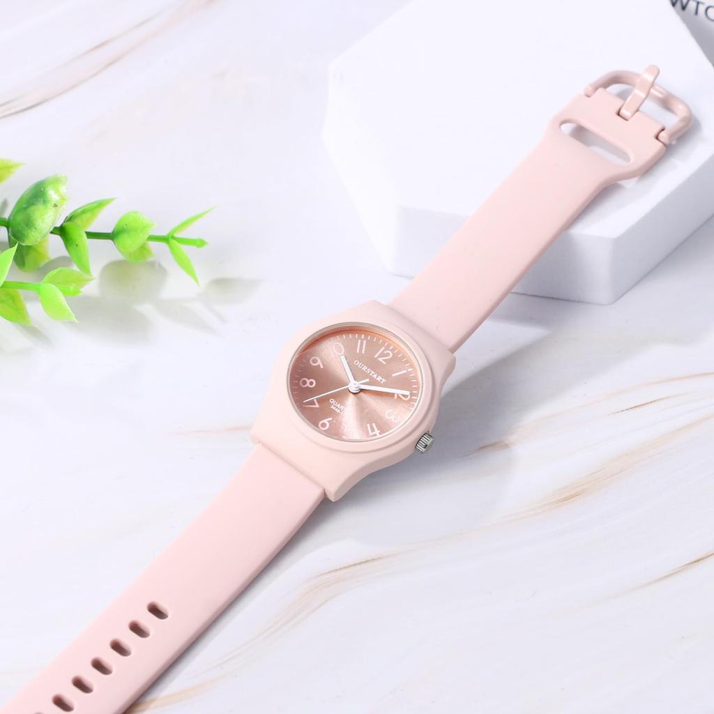 Waterproof Silicone Watch for Stylish Analog Display Quartz Watch Fashion Accessory Perfect Gift for or Day Cute, Women - Birthdays, Christmas,