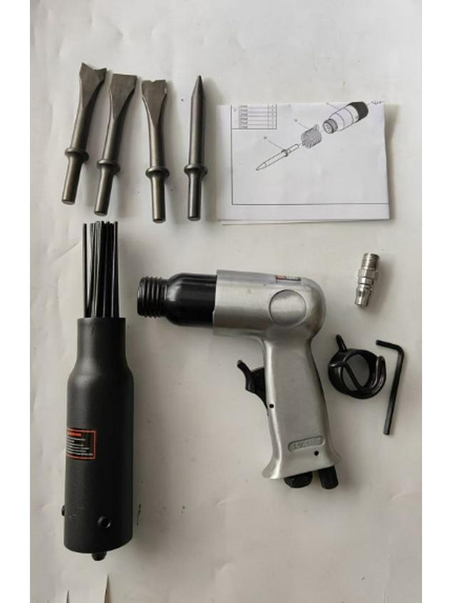 150mm Pneumatic Air Hammer Chisel & Rust Remover Set