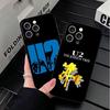 U-U2 Rock Band Soft Phone Case for iPhone 16 16E 17 Air 15 Pro Max 14 Plus 13 Mini 11 12 7 Black Cover Back Shell
