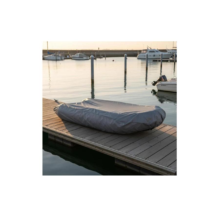 Inflatable Boat Cover Dustproof Inflatable Dinghy Cover Sun Protection Resistant for Outdoor Storage, Transport