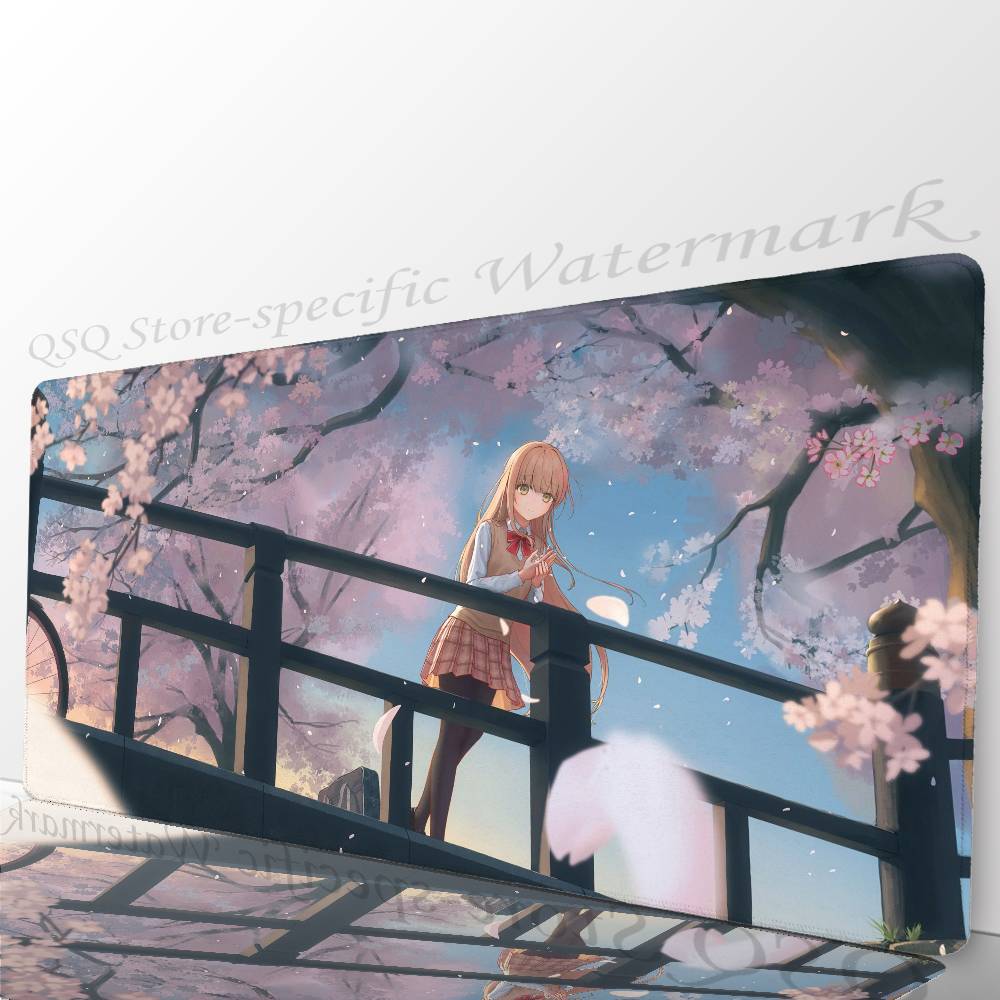 Der Engel von nebenan verwöhnt mich bis zur Besinnungslosigkeit Anime Mauspade Maismatte Schreibtischmatte Mit Polster Gaming Zubehör Prime Gaming XXL Tastatur P