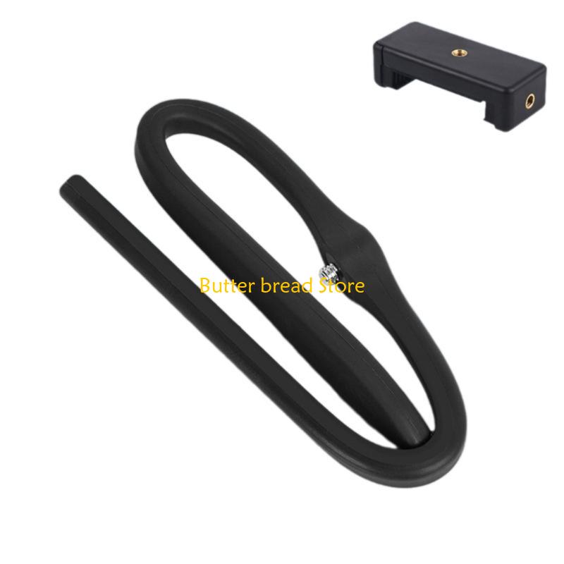 

W89C Universal Flexible Hose Phone Stand 1/4 Screw for 4/7 inch Smartphones & Cameras чёрный