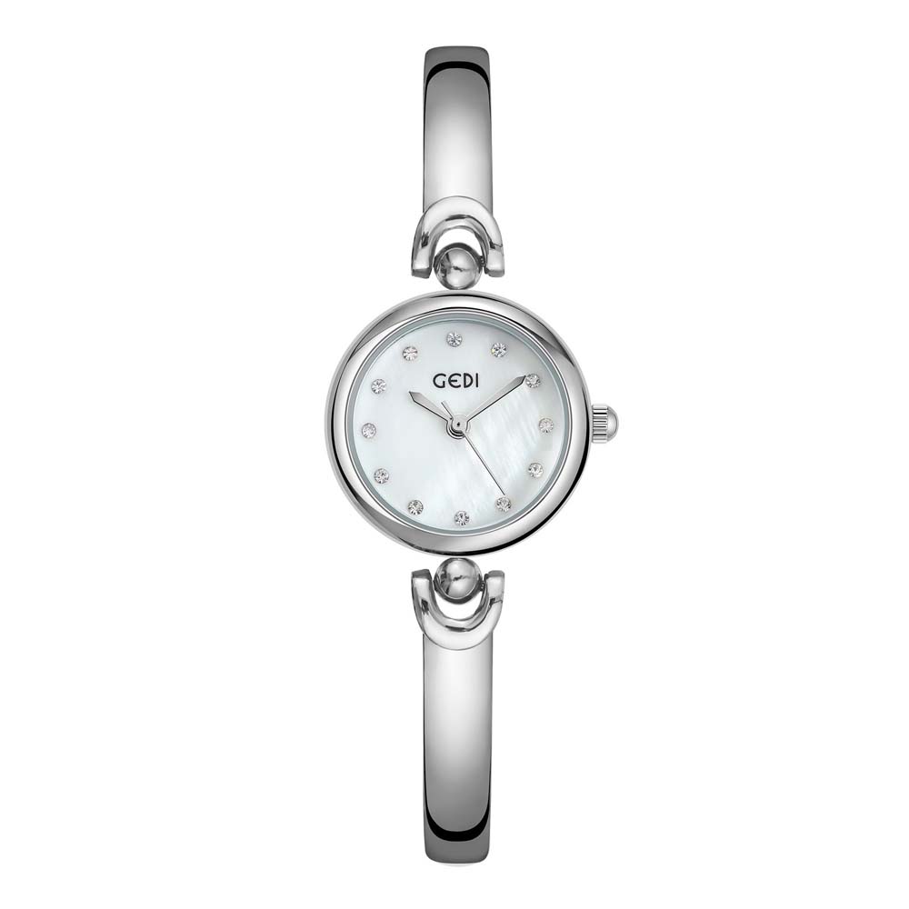 GEDI Korean-Style Quartz Women's Watch Round Dial Bracelet Watch Fashion Quartz Ladies' Wristwatch Waterproof relogio feminino