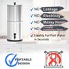 Schwerkraft-Wasserfiltersystem, Wasserfiltrationseimer für Zuhause, Outdoor, Camping, Wandern, Notfallvorsorge