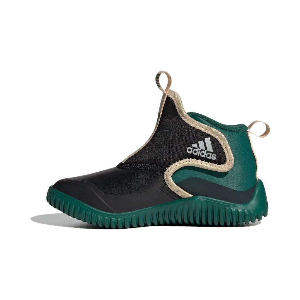 Adidas Rapidazen Slip-On Versatile Lightweight Comfortable Shock Absorbing Durable Mid-Top Casual Shoes Kids Casual Shoes IG7819