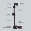 Detachable Stroller Umbrella Clip and Sunshade Support Bracket