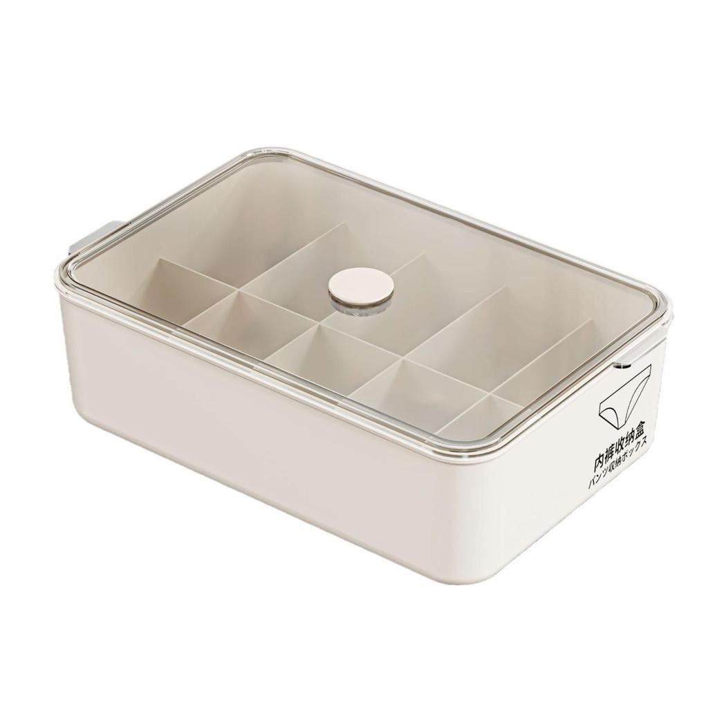 3-in-1 Underwear Organizer Box for Socks, Panties, and Shorts