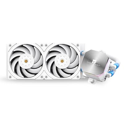 Enfriador de agua líquido para CPU THERMALRIGHT Frozen Edge 240 blanco de 120 mm con disipador de calor integrado de fila fría PWM 240 blanco para ventilador Intel,