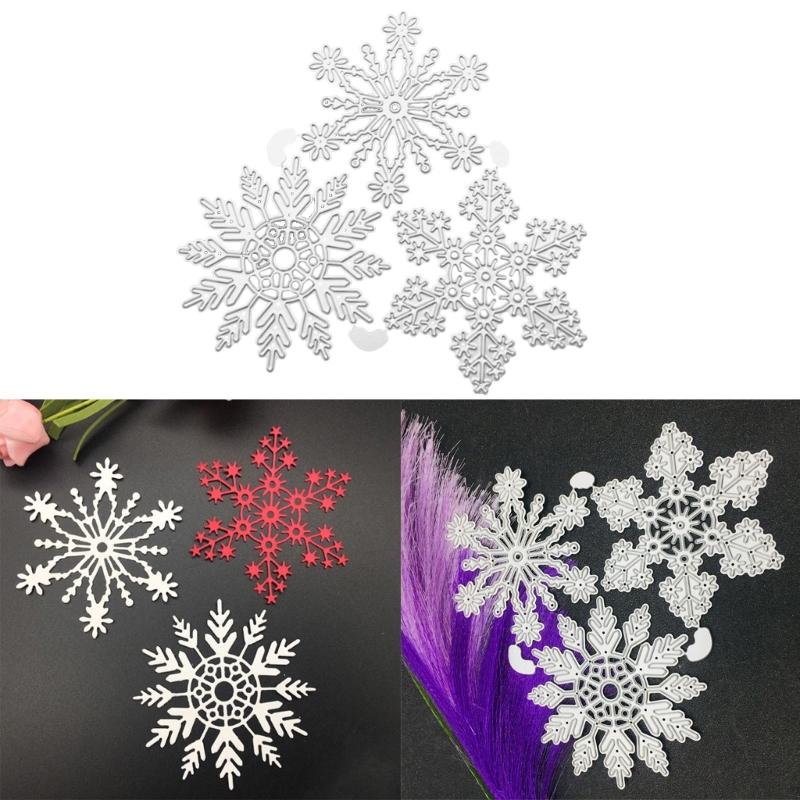 Snowflake Embossing Cutting Dies Embossing Die Cuts for Birthday Card Party Invitation Making DIY Scrapbooking Craft