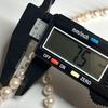 Used TeriryoshiAkoya pearl 7.0-7.5mm necklace silver engraved genuine pearl pearl necklace