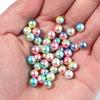 50-1000pcs/Lot 9 Colors No Hole Gradient Mermaid Imitation Pearls Beads Plastic Spacer Bead For DIY Jewelry Making Accessories