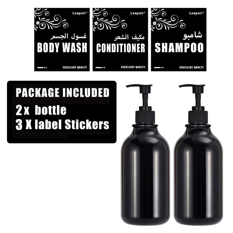 

500 мл дозатор для мыла в ванной комнате многоразовый ручной дозатор бутылка гель для душа шампунь многоразовый контейнер Type 1