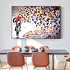 Abstract Street Art Canvas Painting My Butterfly Life Art Decoration Painting Wall Art Posters Wall Decor No Frame