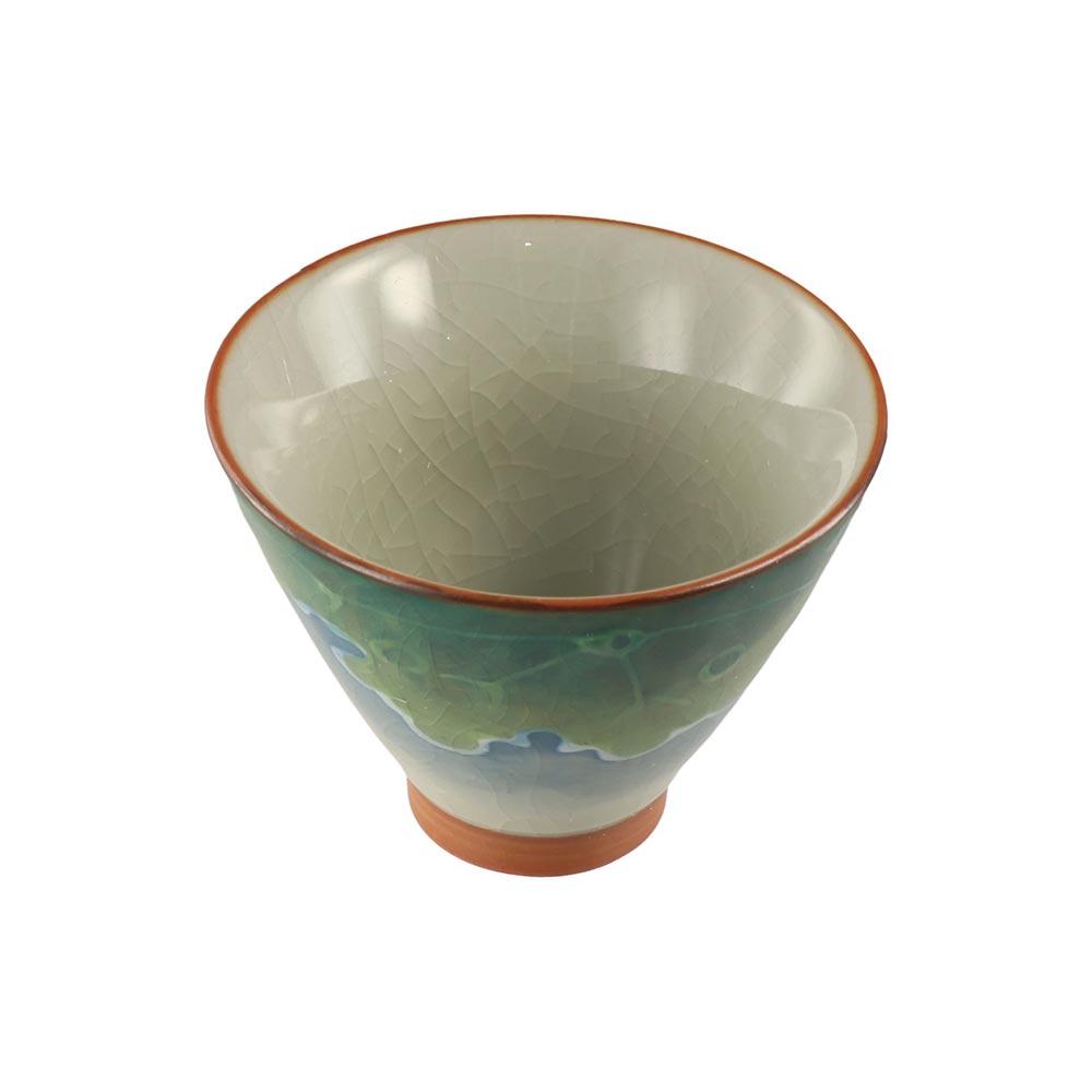 Hand-painted Ge Kiln Ceramic Tea Cup Lotus Graphic Chinese Kung Fu Tea Cup Underglaze Colored Retro Tea Tasting Cups Tea Making