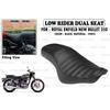 Black Low Rider Dual "Seat Fit For Royal Enfield New Bullet 350"
