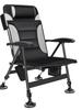 European Style Carbon Steel Folding Reclining Fishing Chair: Portable, Multi-functional, All-Terrain Design.