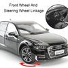 1:18 Scale A6L Accord Model Car Toy Alloy Body Strong Durable Vehicle Shock Absorption Doors Opened Miniature Models Kids Toys
