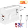 Încărcător USB C 120W Gan Super Rapid PD pentru Laptop Tablete iPhone 15 iPad Macbook OPPO Samsung Xiaomi Adaptor Încărcare Rapidă USB