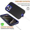 Armor Shockproof Defender Phone Case For iphone 11 12 13 14 15 16 17 Pro Max X XS XR XSMAX 16E 17AIR Hard PC+TPU Back Cover