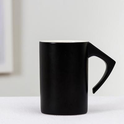 MeyJig Keramik-Kaffeetasse, umgedreht, für Kakao, Cappuccino und Milch, mikrowellengeeignet, 380 ml