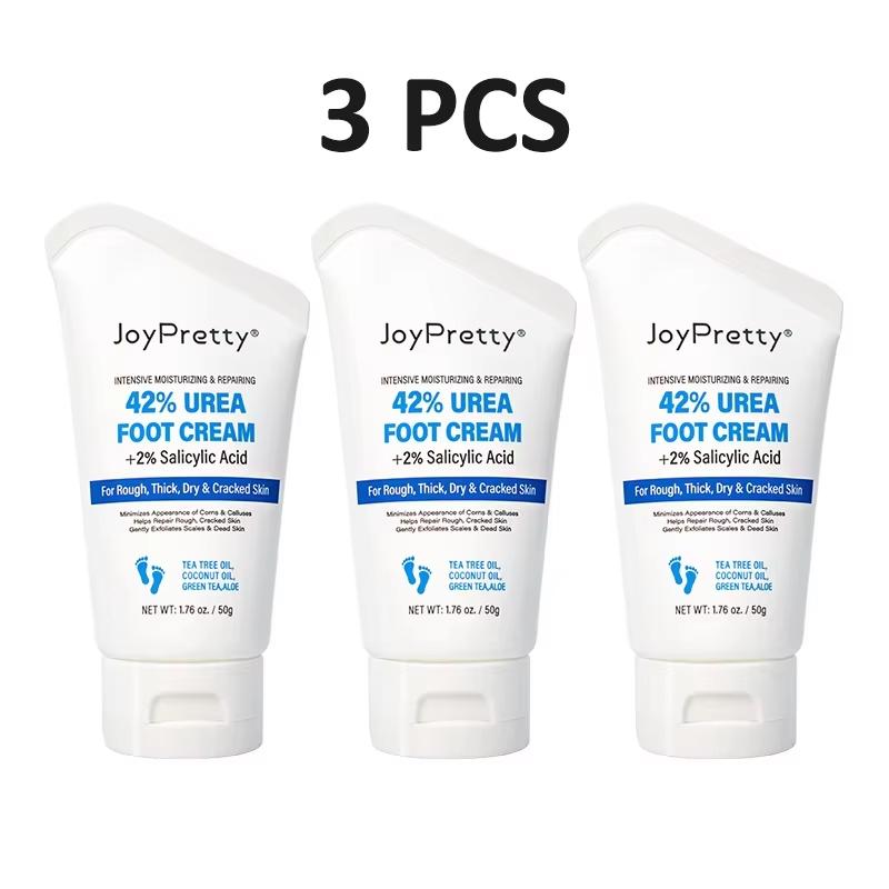 

Крем для ног с мочевиной, удаление омертвевшей кожи на пятках, увлажняющий крем для лечения сухих потрескавшихся ног, коленей, рук, ухода за кожей, красоты и здоровья 3 Pieces белый