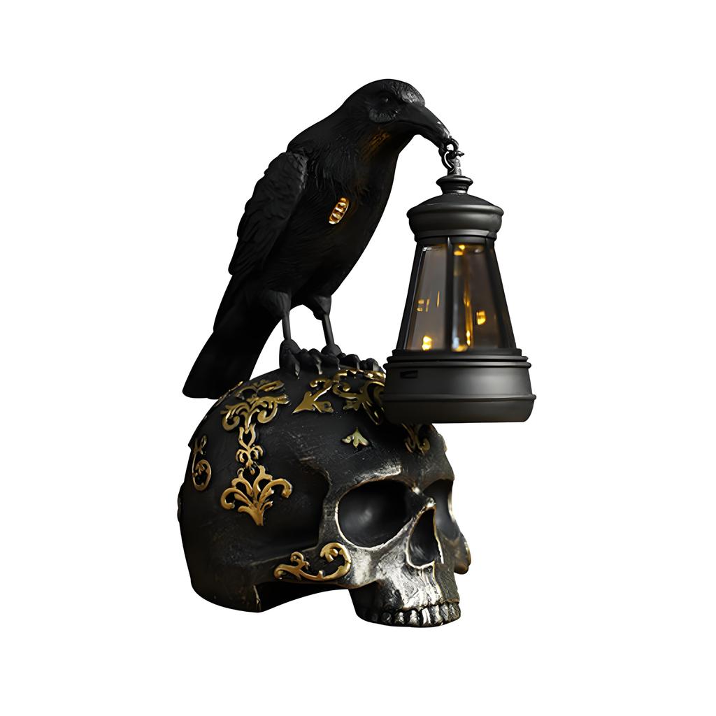Lampe d'Halloween Ornement Décoratif pour Décoration d'Intérieur Gothic Sinistre Affichage