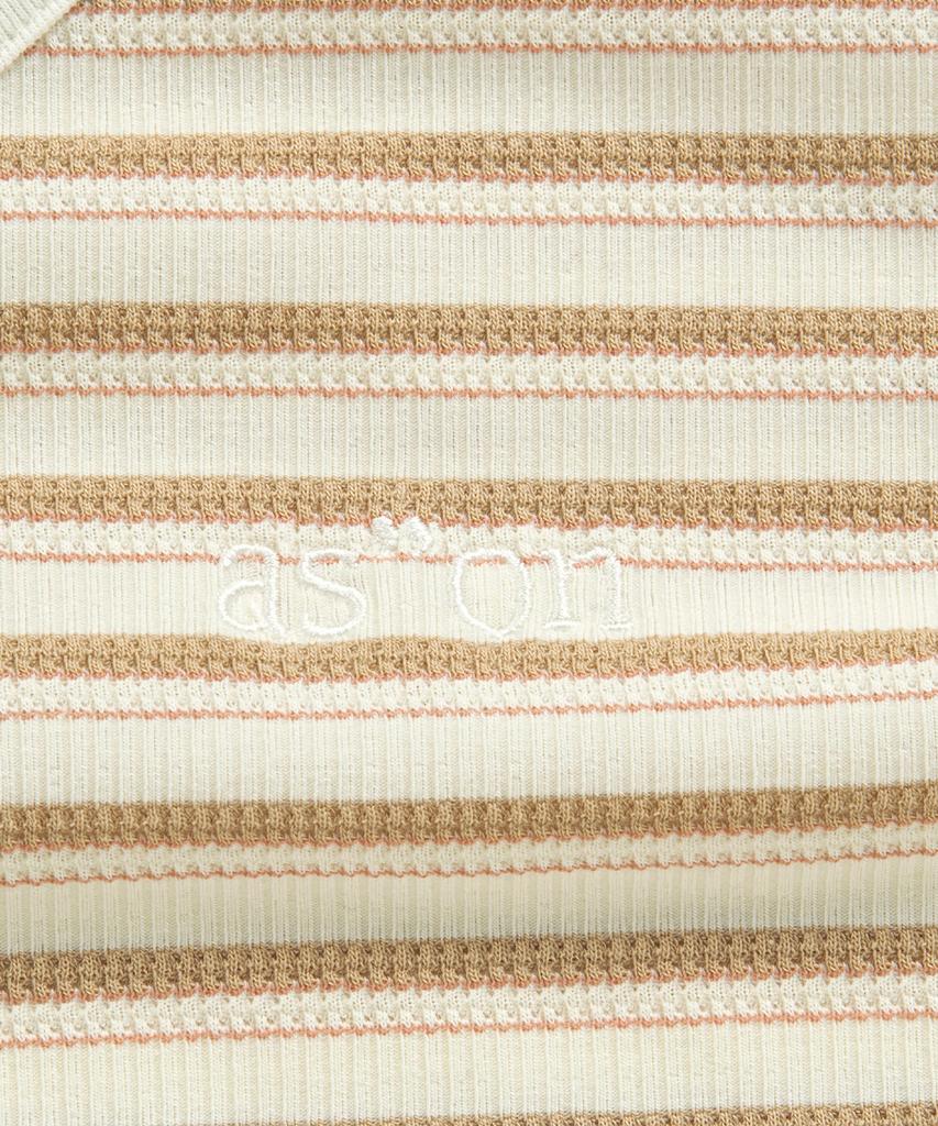 Aejeuon Vatican Stripe Tee/Beige