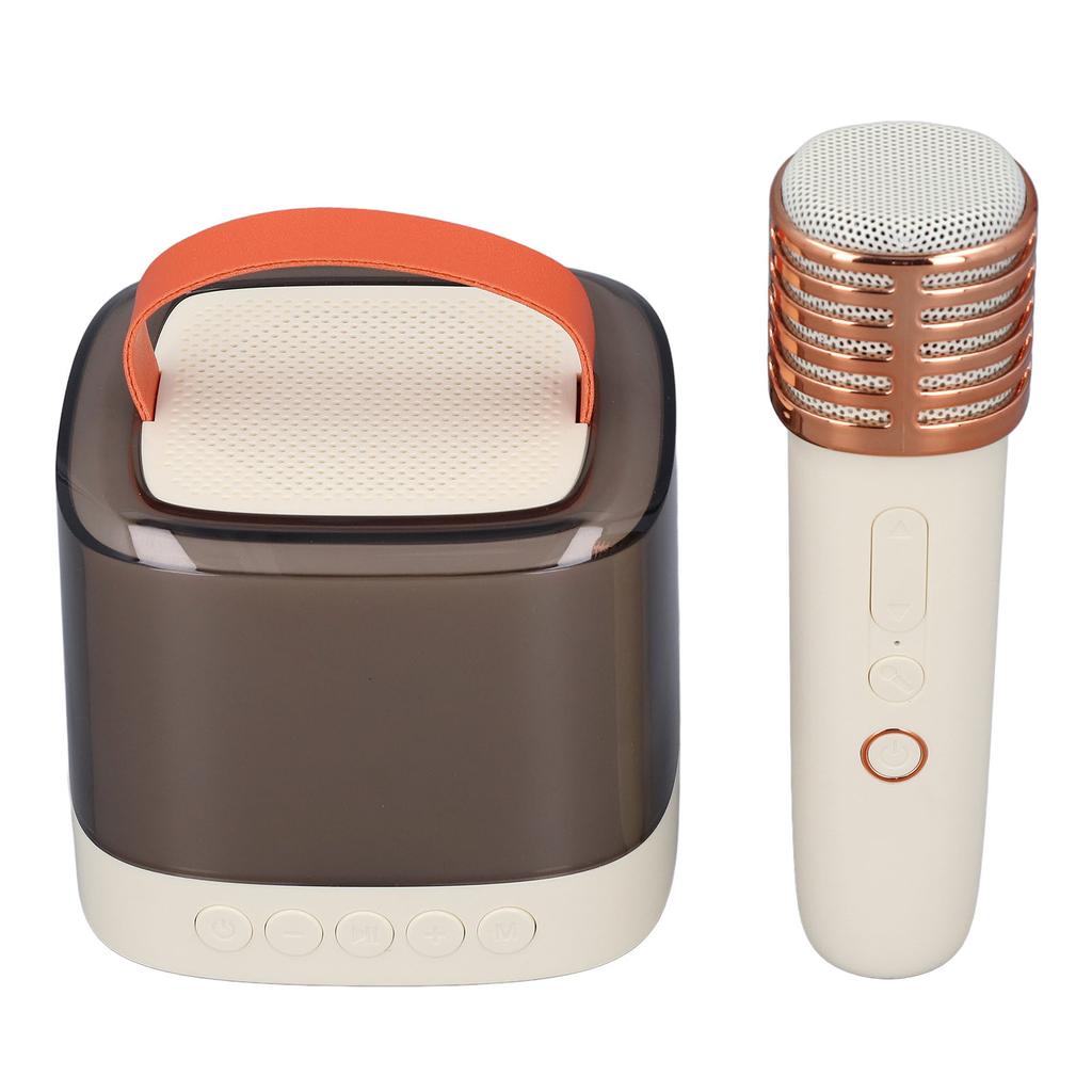 Mini Karaoke Machine Long Battery Life Wireless Portable Bluetooth Speaker with Microphone for Kids