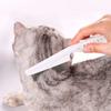 2 Stück Tierhaarkamm mit feinen Edelstahlzähnen Krusten Schleim Tränenfleckenentferner Multifunktionaler Hunde-Katzen-Pflegekamm Haustierbedarf