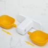 Cute Pet Feeding Bowl Detachable Hanging Cat Food Container Large Capacity Wall Mounted Dog Food Basin Pet Accessories