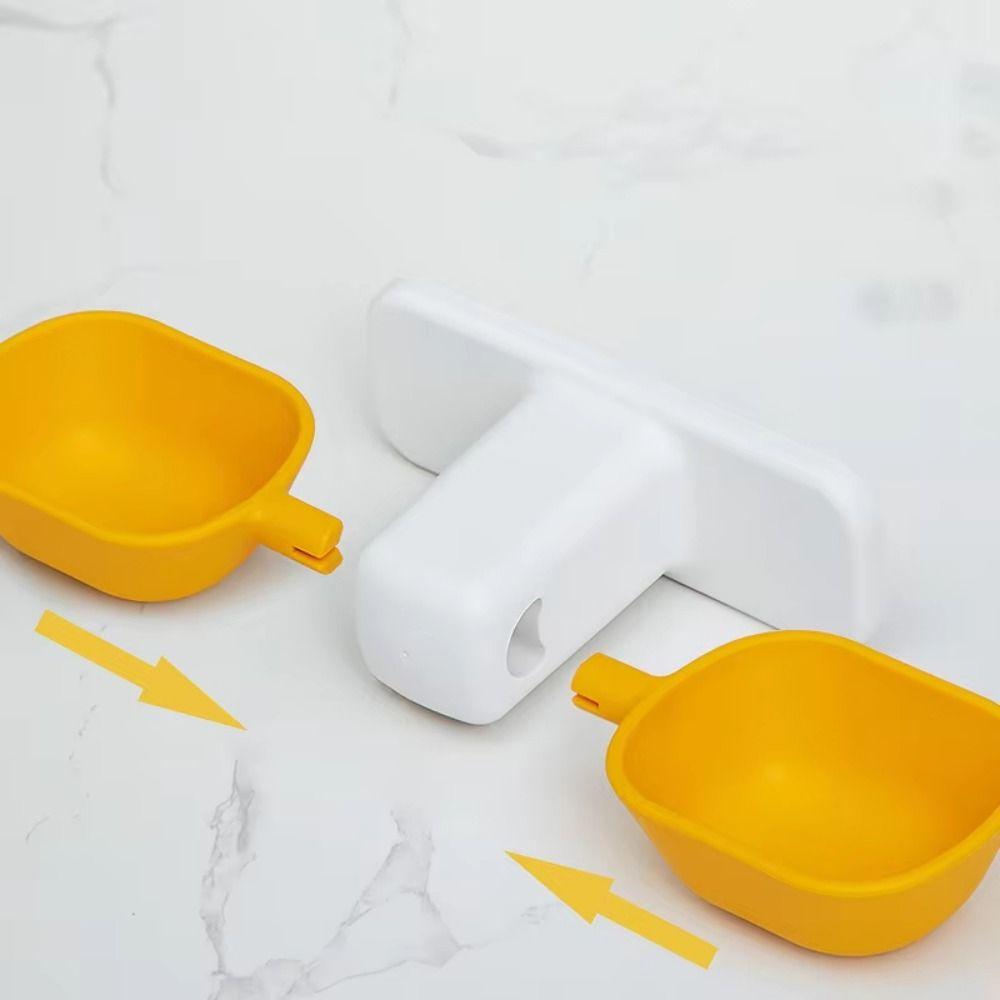 Cute Pet Feeding Bowl Detachable Hanging Cat Food Container Large Capacity Wall Mounted Dog Food Basin Pet Accessories