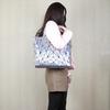 Borsa Tote Tide Nuova Borsa a Mano Geometrica a Rombi Lucida di Grande Capacità da Donna Pieghevole Deformabile a Spalla