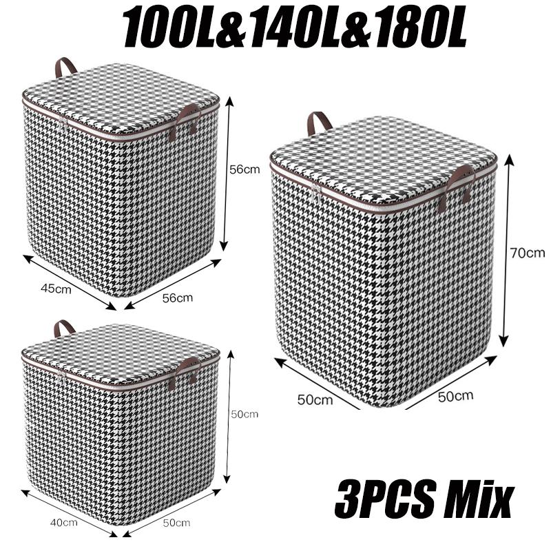 Pudełko do przechowywania kołdry pyłoszczelne organizery szafa z włókniny torba oszczędzająca miejsce dom-przenośne pudełko na pościel organizacja przechowywania podróżnego