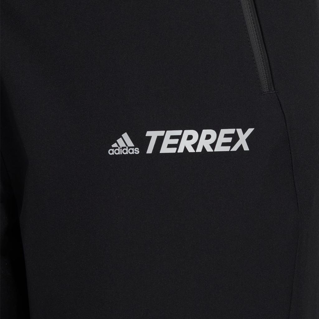 Adidas Brushed Pants Solid Color Letter Logo Print Outdoor Sports Pants Women Pants Black HN2003
