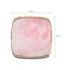 1pc Round/Square Painted Gel Polish Palette Natural Resin Onyx Display Board Holder Practice Nail Art DIY Tools