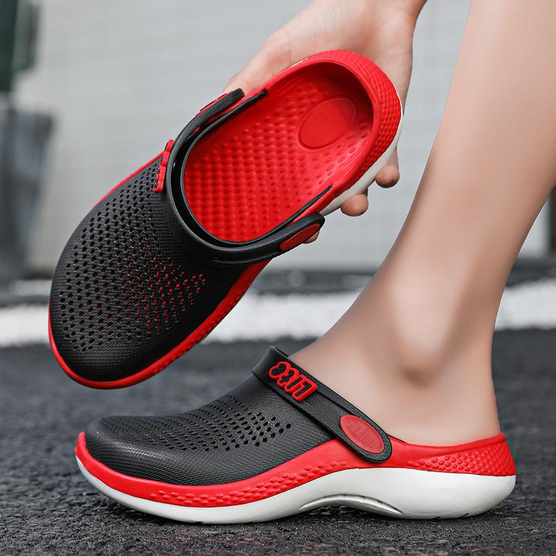 

Breathable men s sandals dual use summer outdoor wear men lazy driving sandals trend non-slip outdoor beach comfortable sandals 45