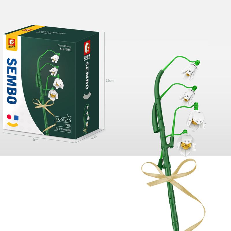 Blocuri de construcție Buchet de flori eterne compatibile cu blocuri de construcție asamblate Lego Jucării Pentru