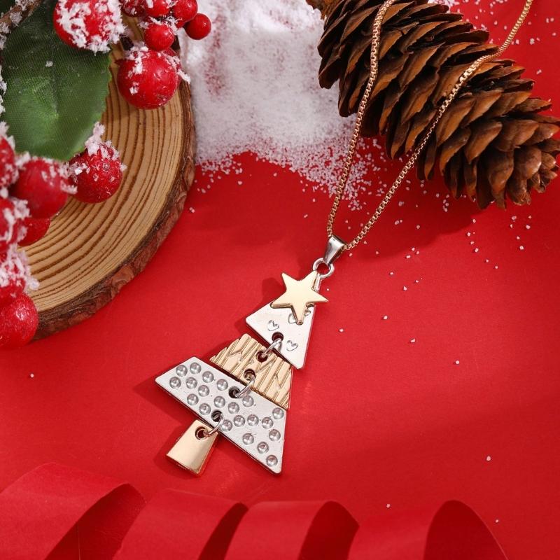 Sophisticated Christmas Pattern Earrings Sturdy Alloy Construction with Elegant Designs Accessory for Sensitive Ears