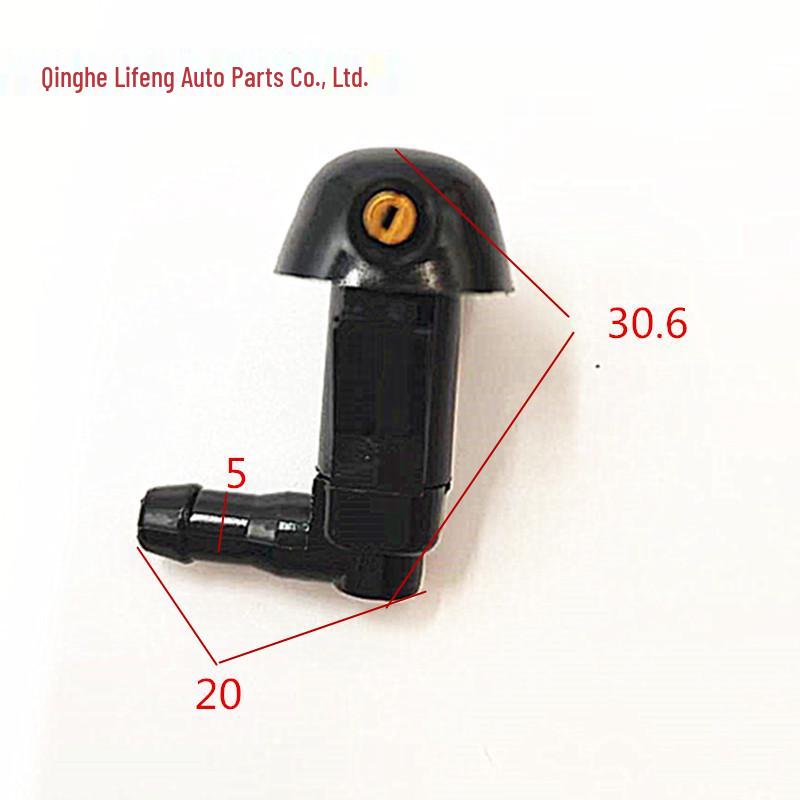 Compatible Wiper Washer Nozzle for BYD L3, F6 G6 Sirui, Boyue Wiper, Fan-shaped Mist Spray Li Feng
