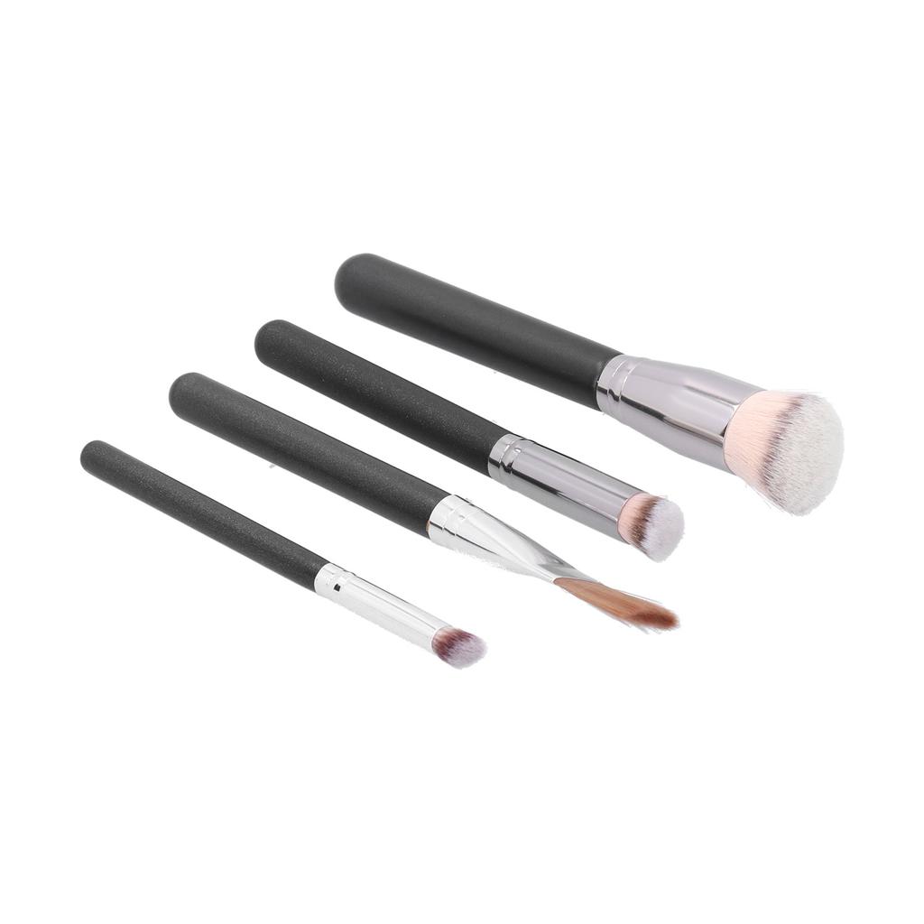 4PCS Makeup Brushes Set Soft Bristles Cosmetic Brushes for Foundation Concealer Blush Powder