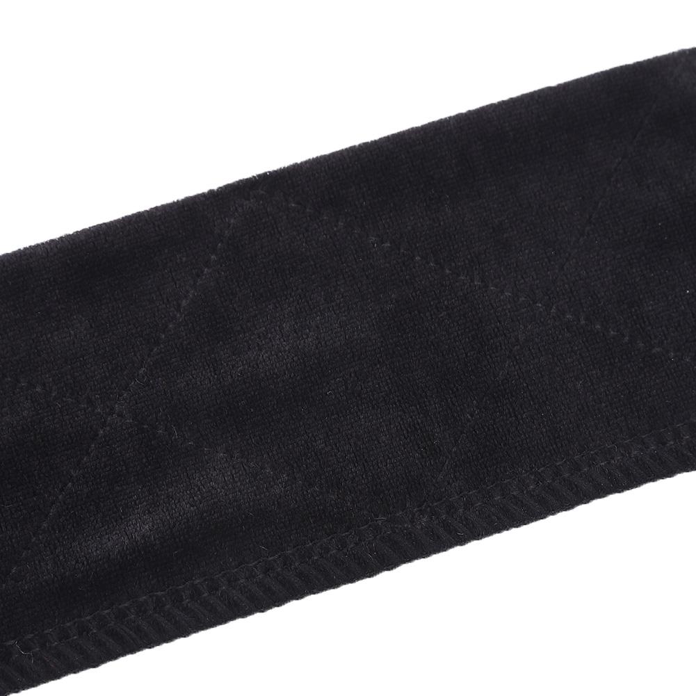Women Velvet Adjustable Wig Grip Scarf Head Hair Band Headband Accessories(Black)