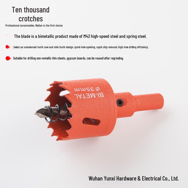 Wanlian Bimetall-Lochsäge: Multifunktions-Bohrer für Holz, Gipskarton, Metall und PVC