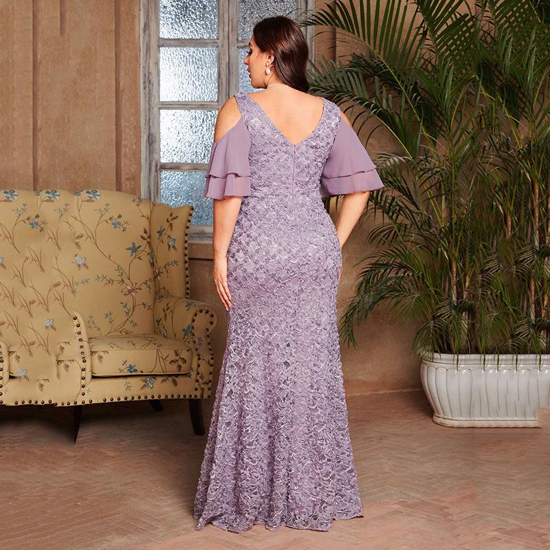Robe de Soirée Sirène à Paillettes Haut de Gamme pour Femme - Style Socialite Amincissant