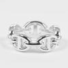HERMES Chaine d'Ancre PM Ring Silver925 #4.5(US Size) 5.4g Women Used